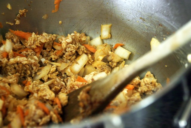 Turkey chili cookin'