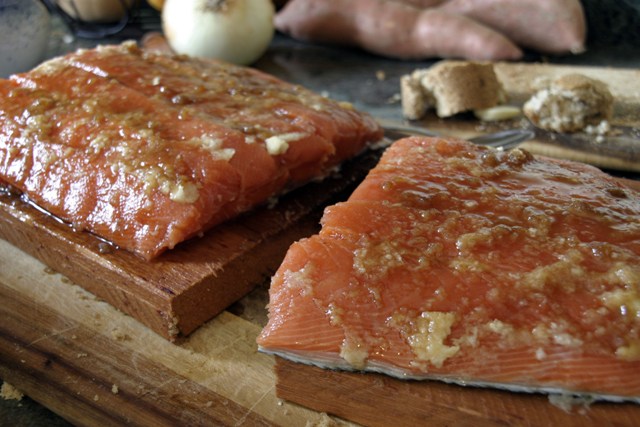 Brown sugar salmon