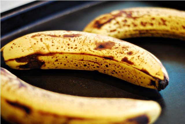 Bananas ready to bake with