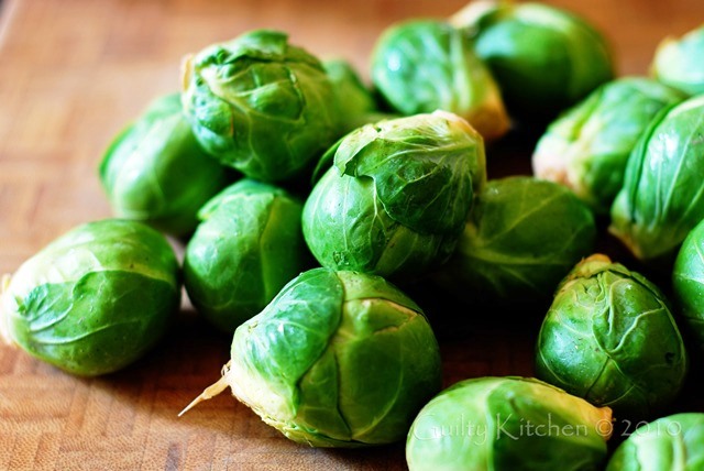 Pan Roasted Brussels Sprouts