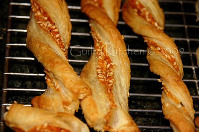 Parmesan Sesame Twists