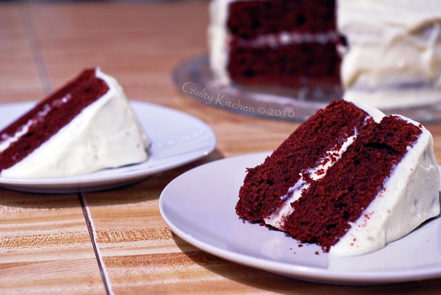 Red velvet cake et glaçage au cream cheese - Recette Ptitchef