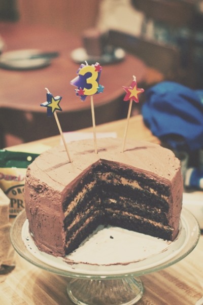 Chocolate Peanut Butter Layer Cake