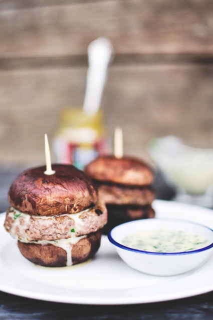 Green Curry Beef Mushroom Sliders