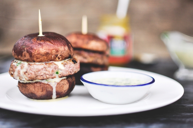 Green Curry Beef Mushroom Sliders