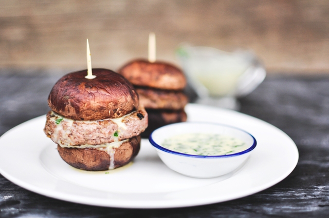 Green Curry Beef Mushroom Sliders