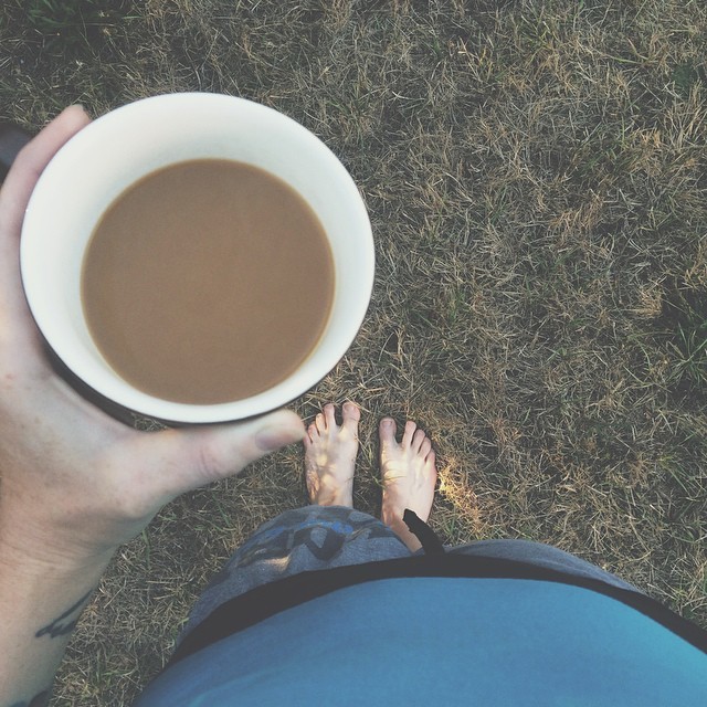 coffee in the lawn